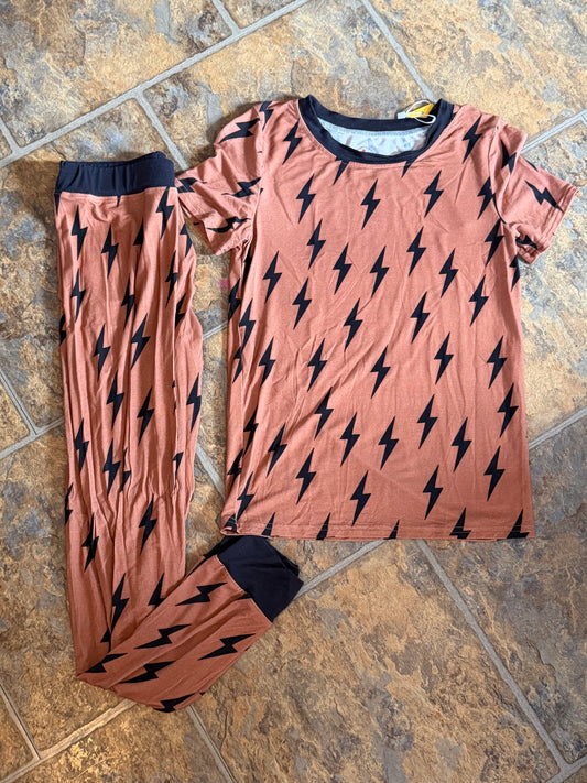 Lightning Bolt Bamboo Pjs