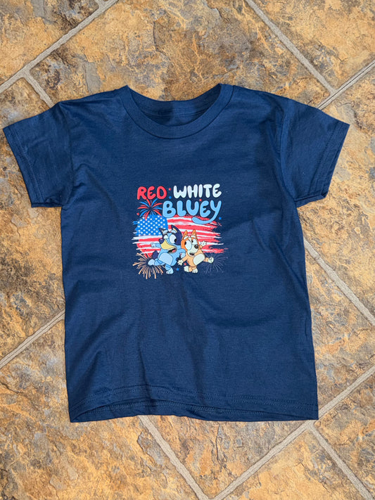Red & White Tee