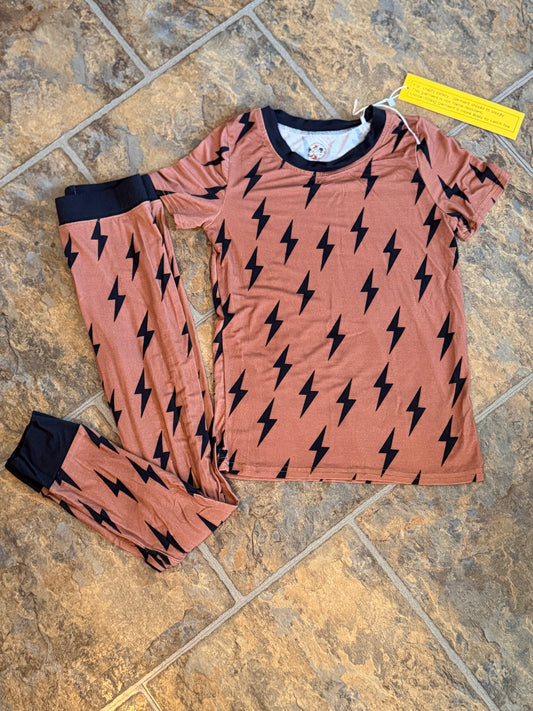 Lightning Bolt Bamboo Pjs