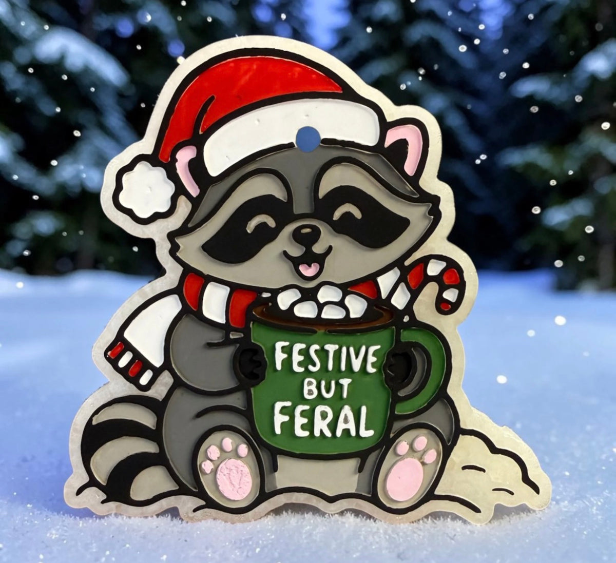 Festive but feral