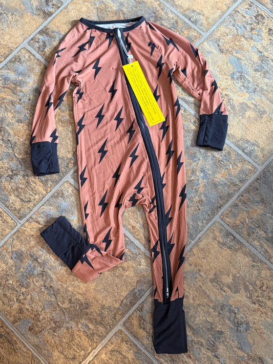 Lightning Bolt Zippy Bamboo Pjs