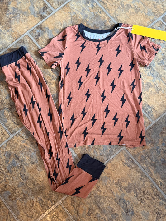 Lightning Bolt Bamboo Pjs