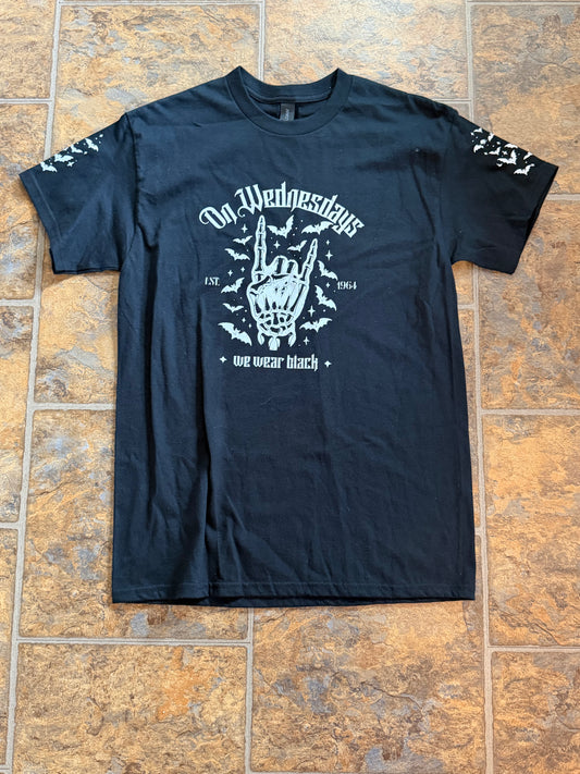 On Wednesdays we wear black tee