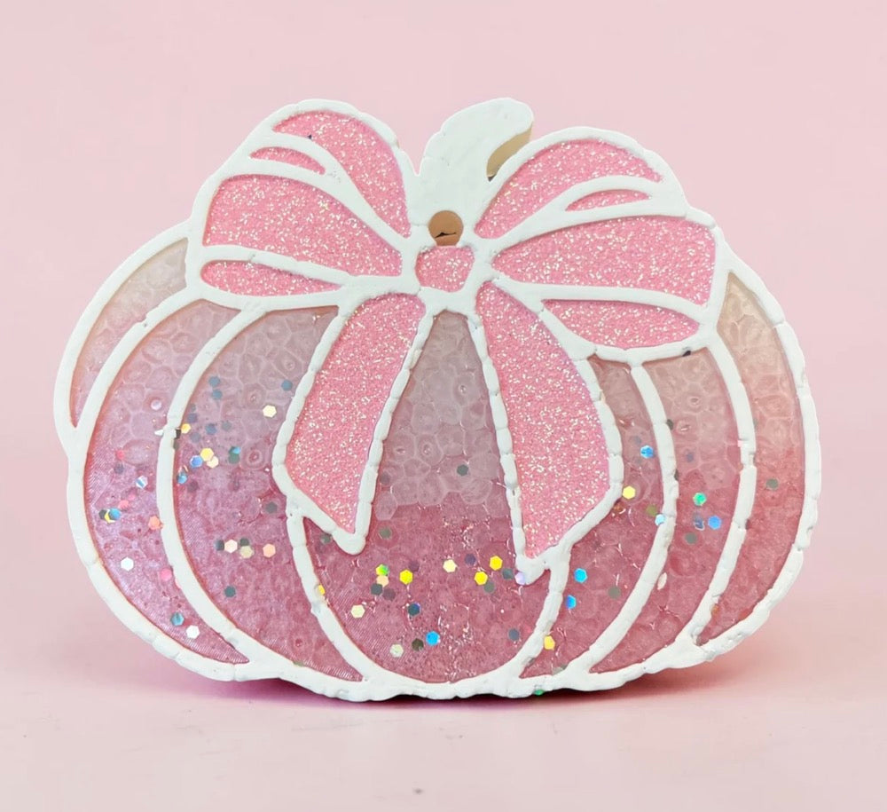 Pink Sparkle Pumpkin