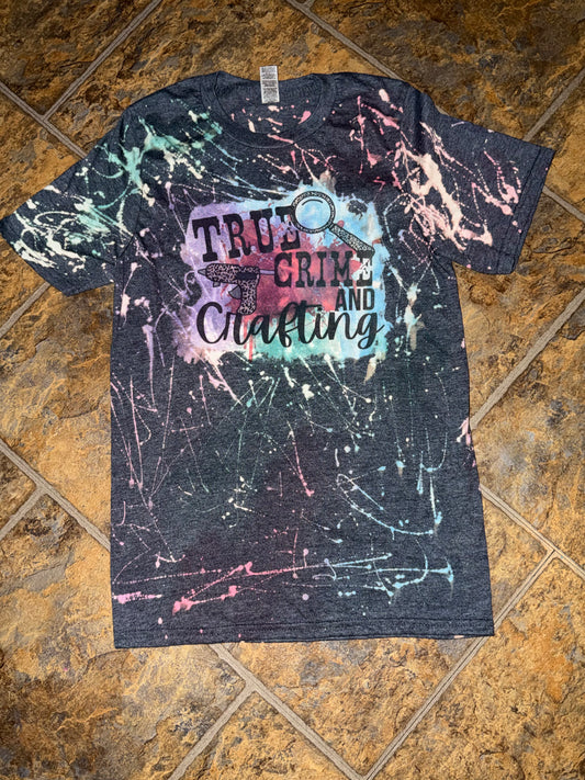 Tire crime and crafting tee