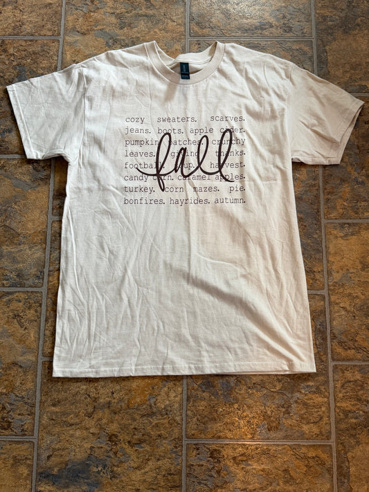 Fall tee
