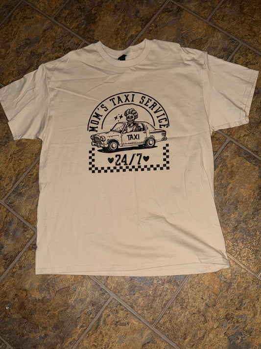 Moms taxi service tee