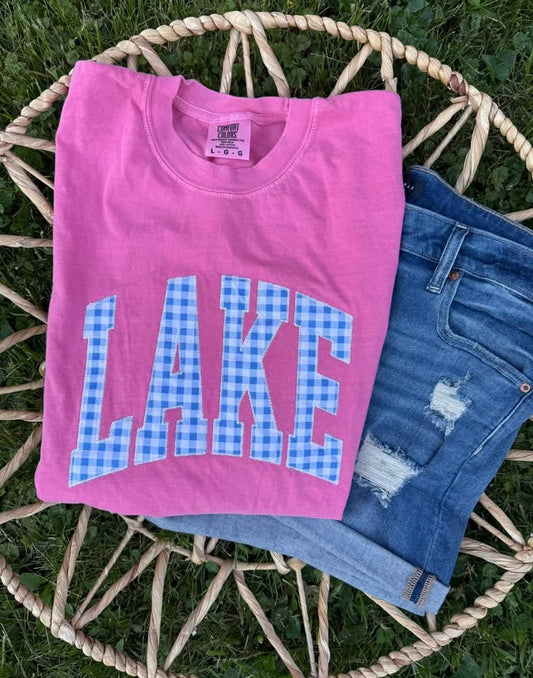 Lake Embroidered Tee