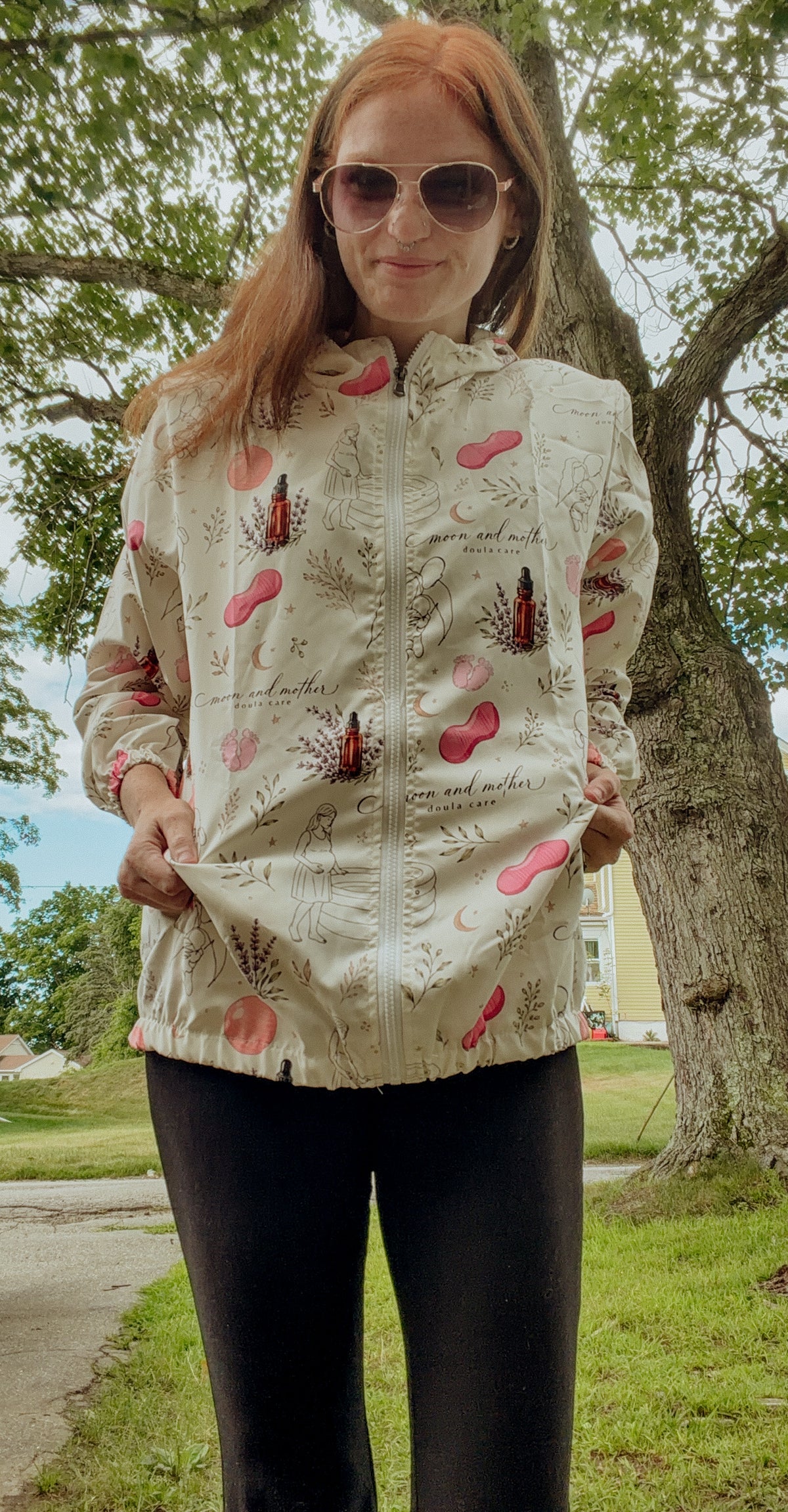 Mom & Me Full Zip Custom Windbreaker Hoodies