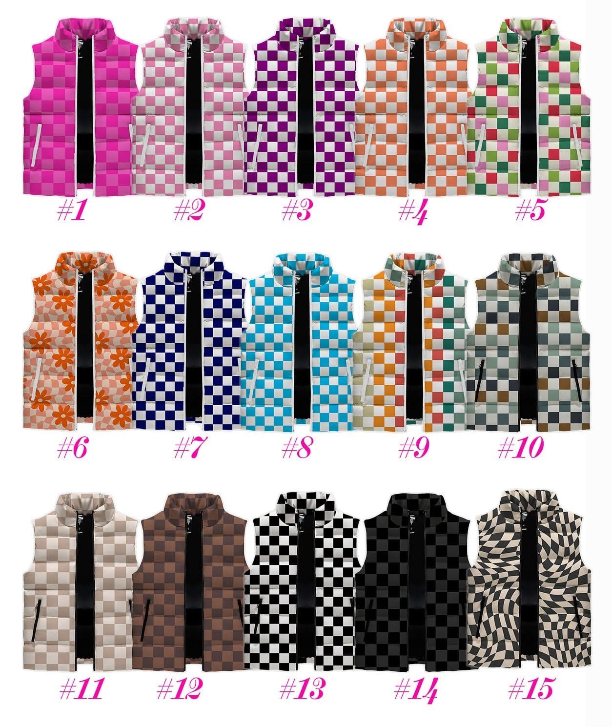 Custom Mommy & Me Puffer Vests