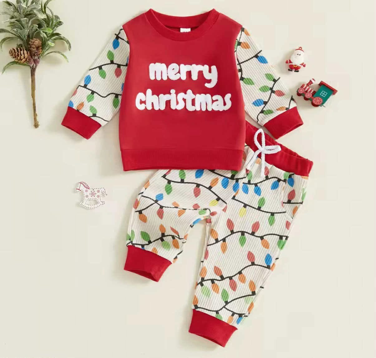 Kids Two Piece Merry Sets