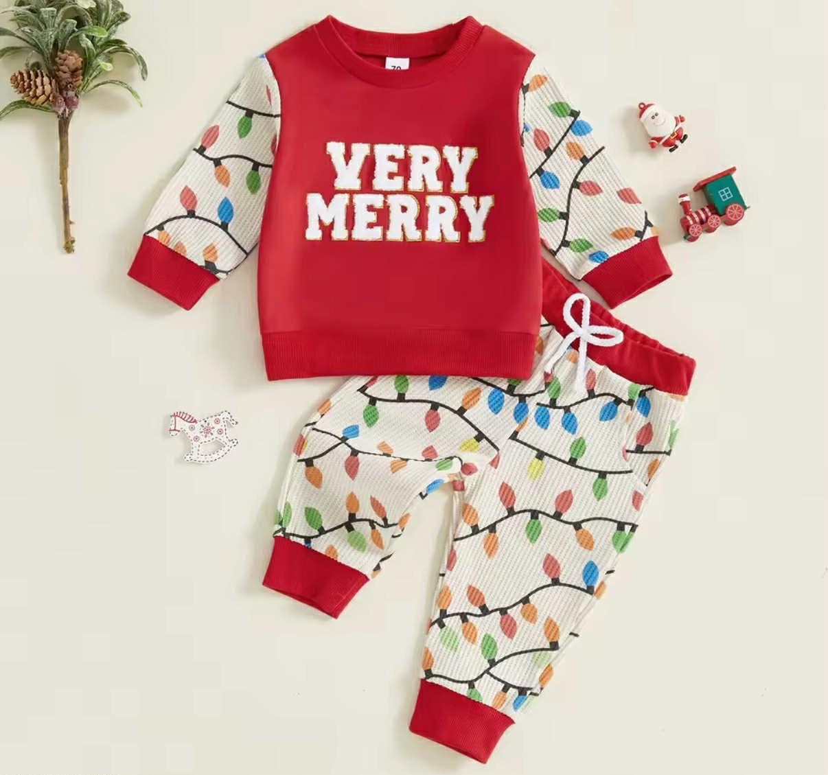 Kids Two Piece Merry Sets