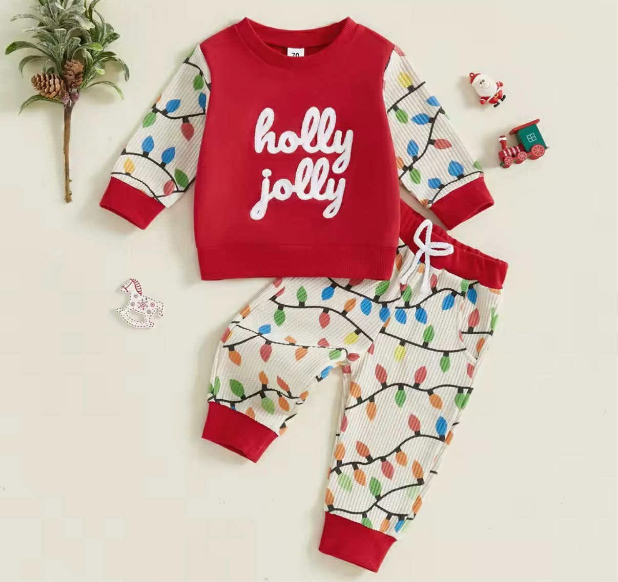 Kids Two Piece Merry Sets