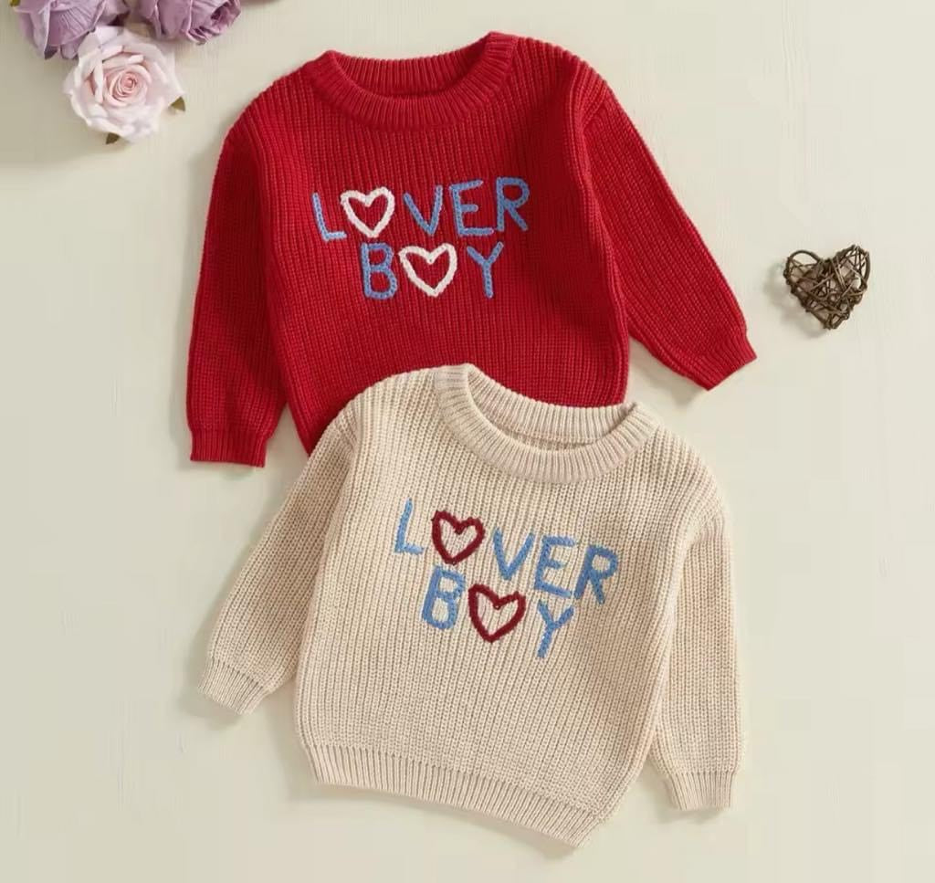 Valentine Knitted & Embroidered Sweaters