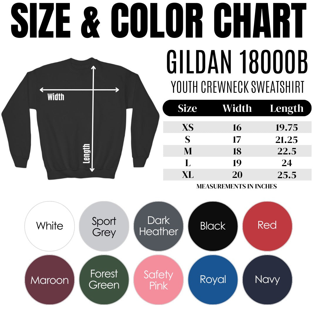 Custom Youth Crewneck Sweaters