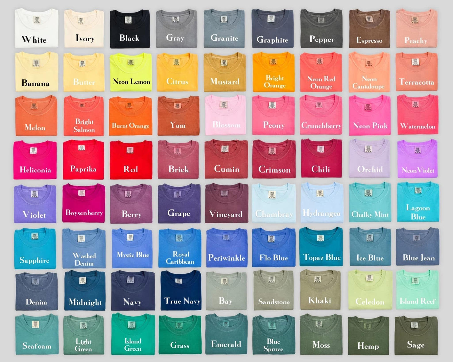 Camping Life Embroidered Comfort Color Tees