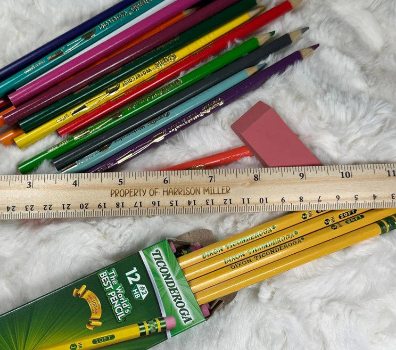 Personalized Wooden Rulers