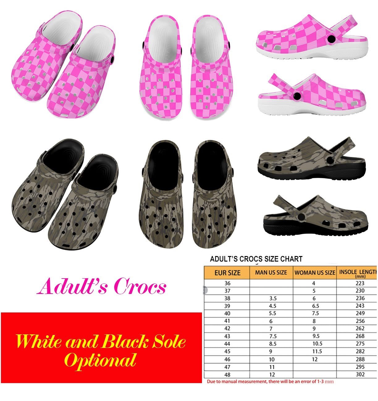 Custom Eva Slip On's Adults