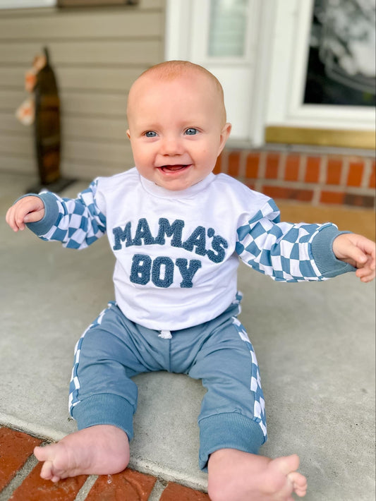 Mama's Boy Patch Checker Set