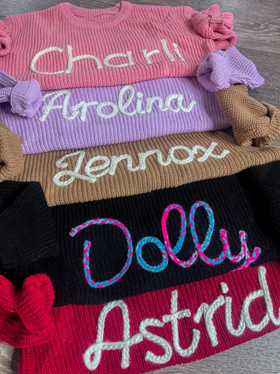 Custom Chunky Knit Oversized Sweaters