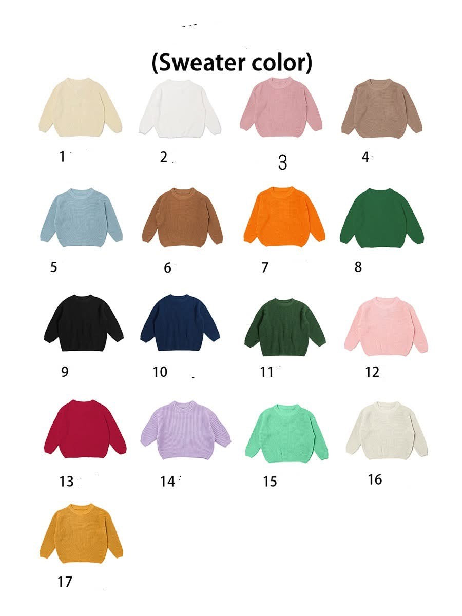 Custom Chunky Knit Oversized Sweaters