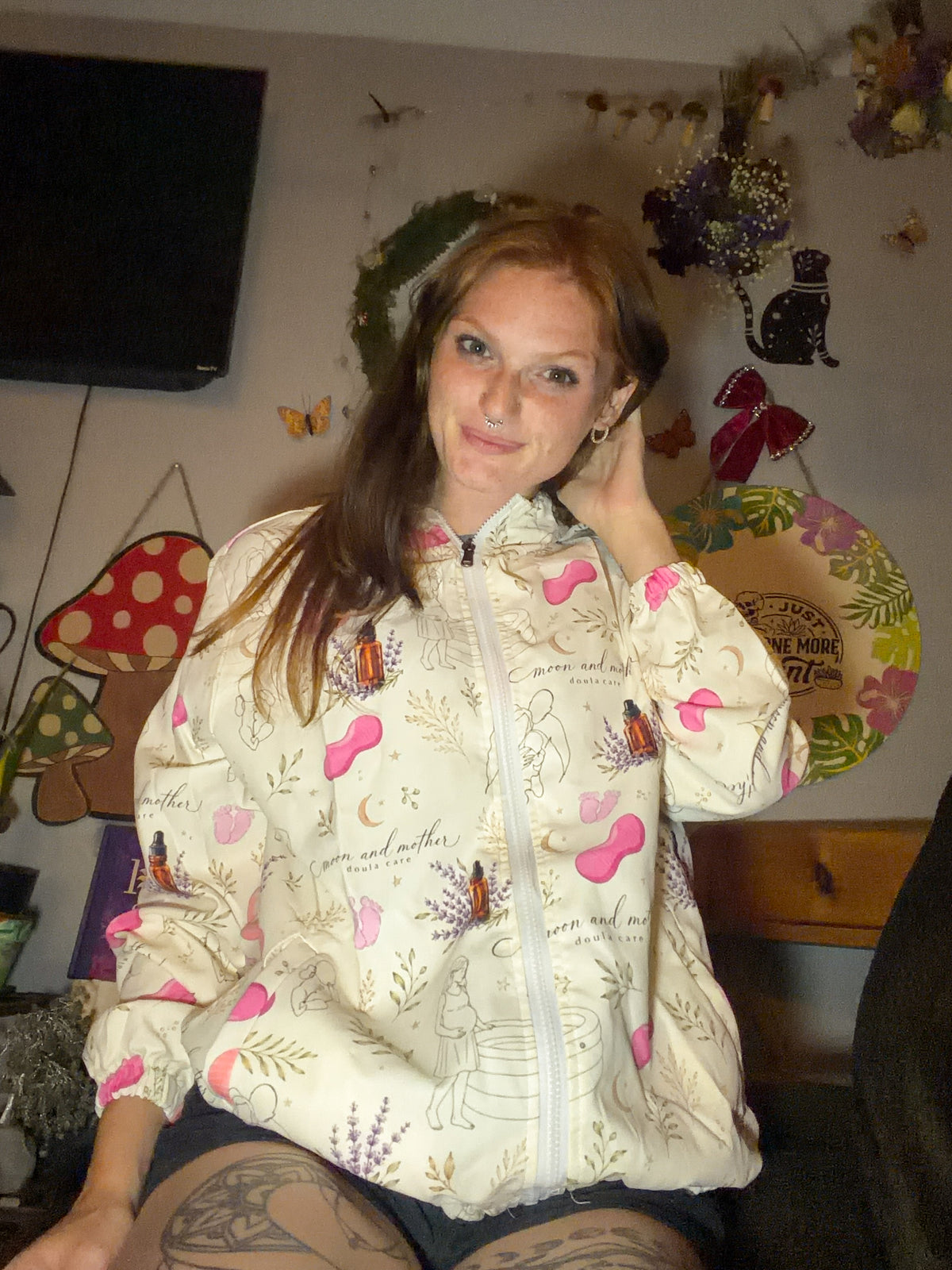 Mom & Me Full Zip Custom Windbreaker Hoodies