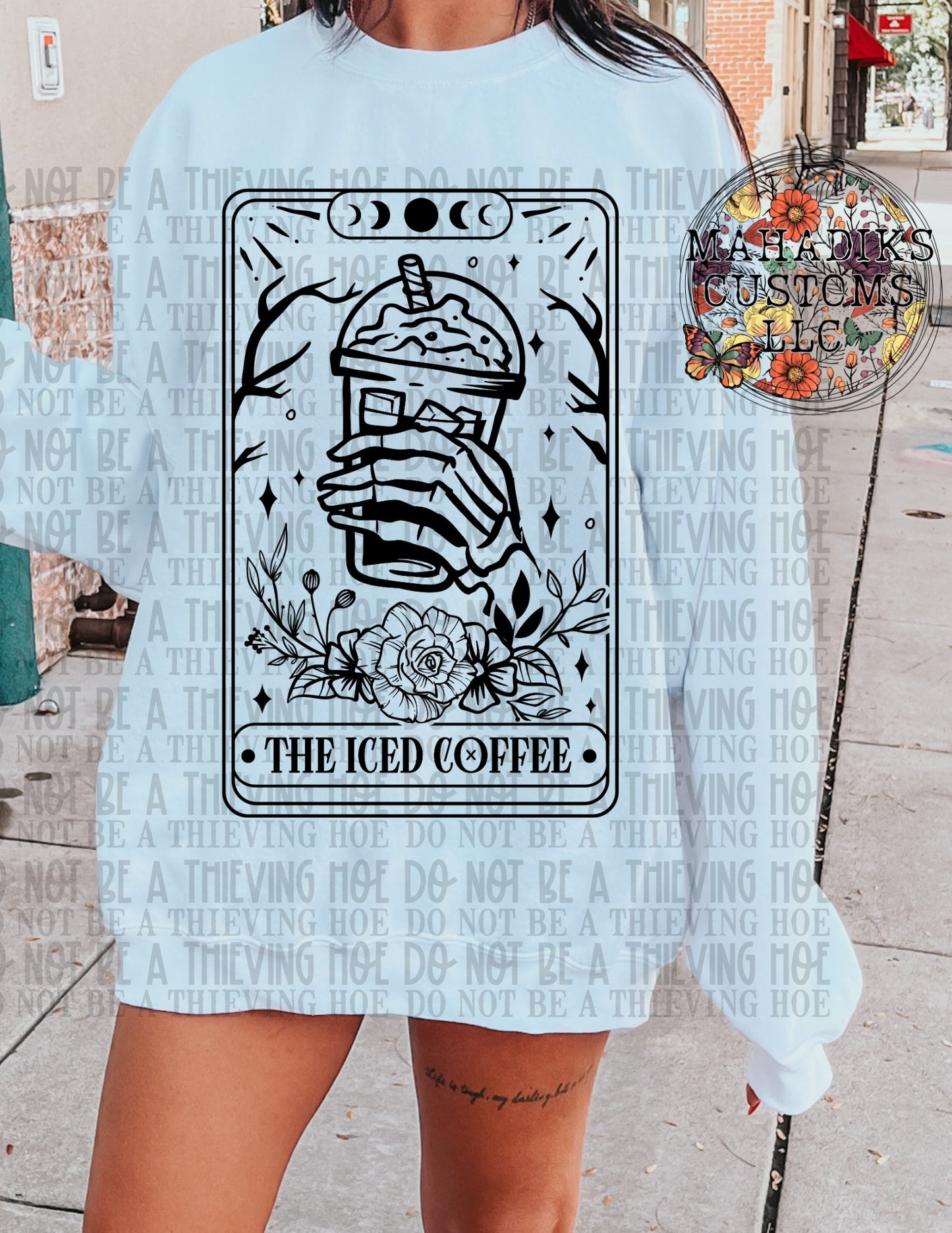 Iced Coffee Tarot Crewneck