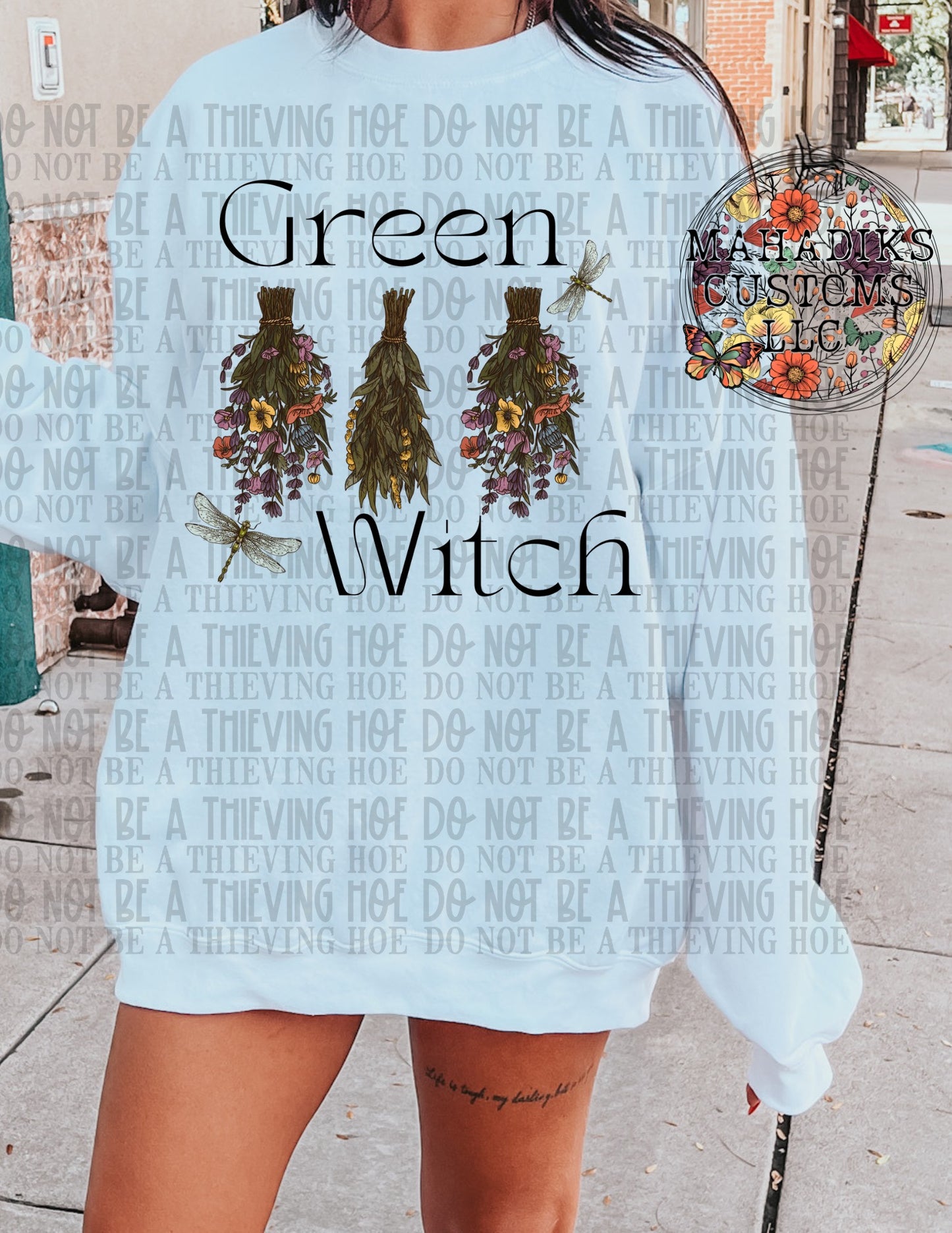 Green Witch Crewneck