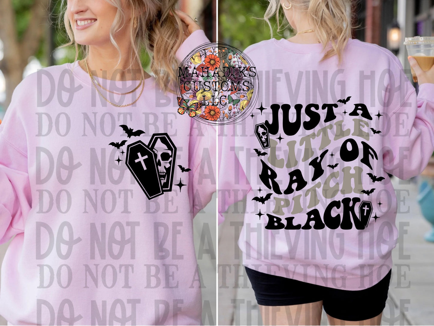 Just A Little Ray Of Pitch Black Crewneck