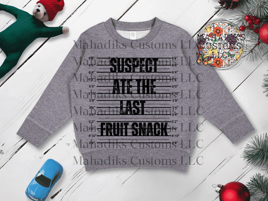 Fruit Snack Suspect Crewneck