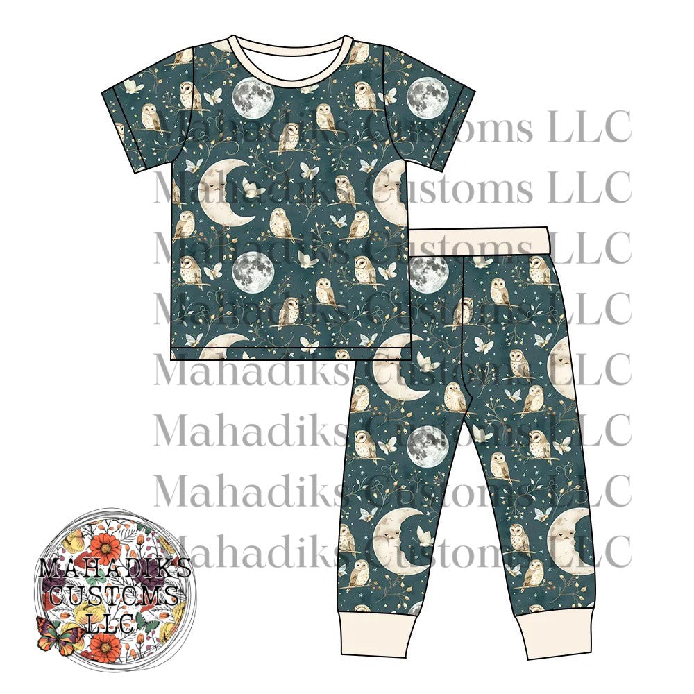 Moonlit Owl's Bamboo Pj's